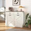 20 Gallon Tilt Out Trash Can Cabinet with Drawer E77028