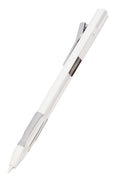 Retractable Hard Case with Rubber Grip Clip White V184