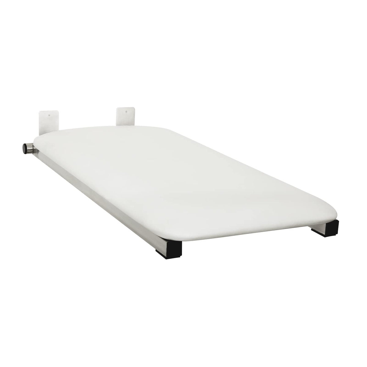 32" x 13.5" White Padded Folding Tub Seat X705317
