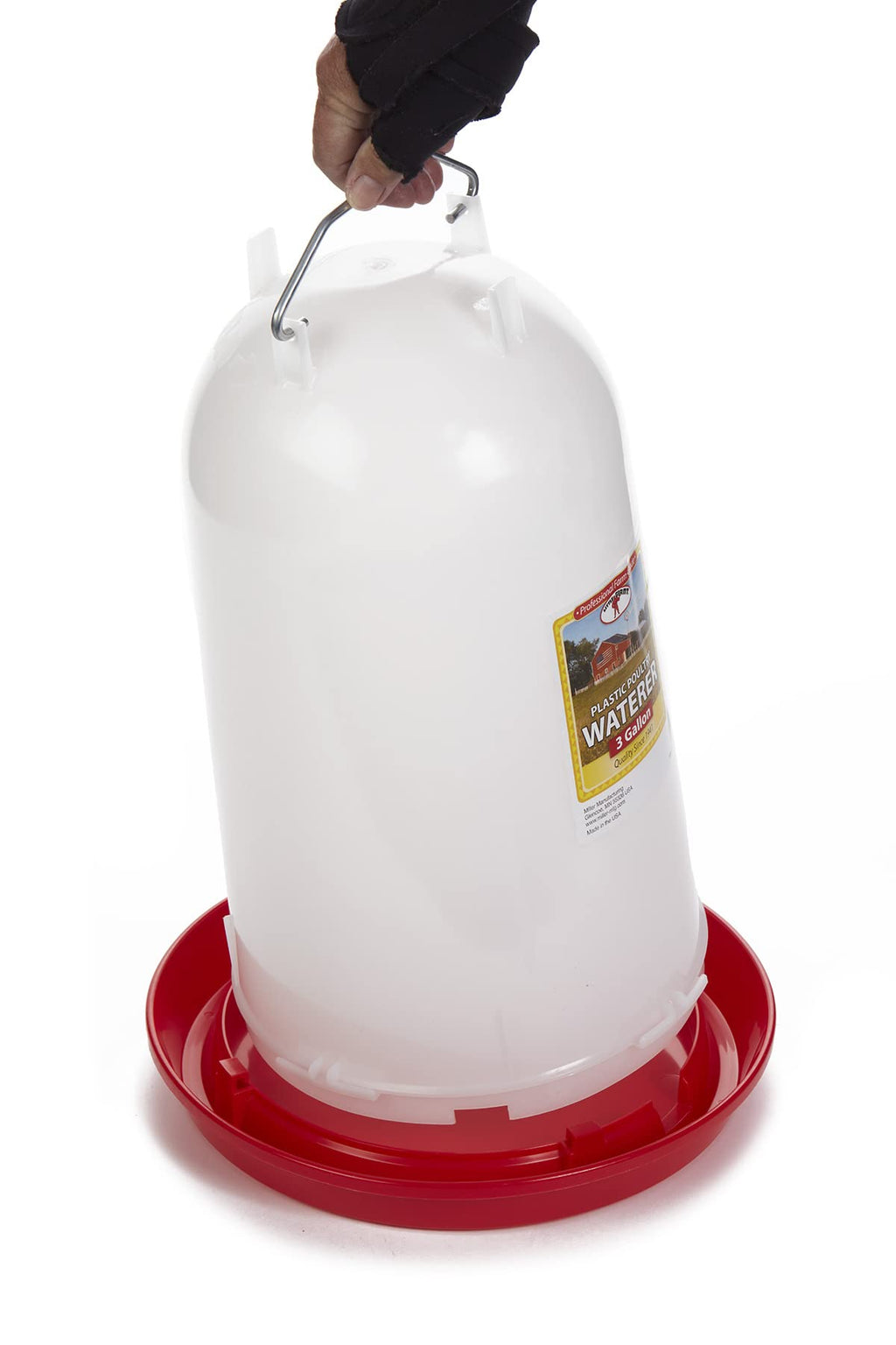 3 Gallon Plastic Poultry Waterer with Handle N979283