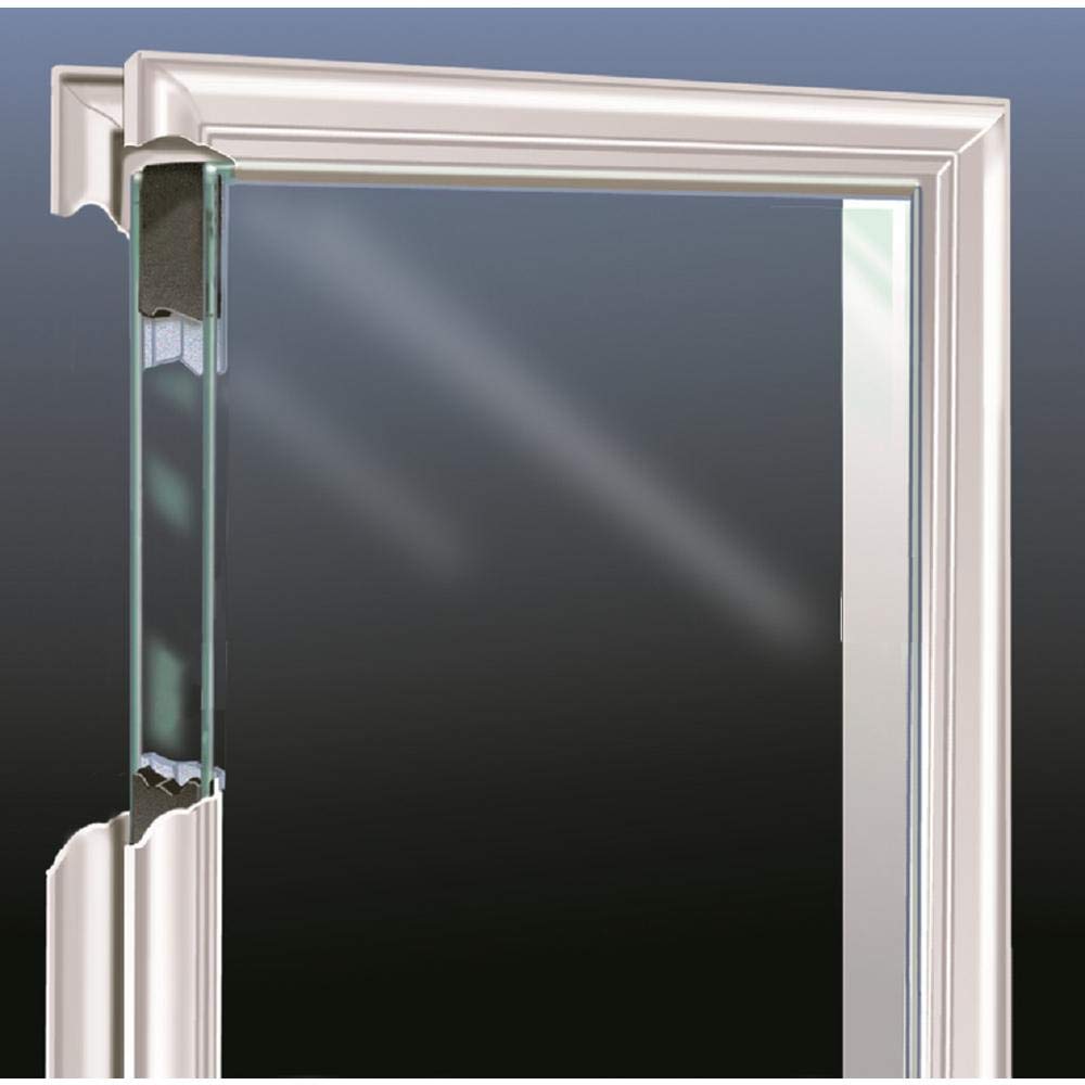 Primed Left Hand Outswing Prehung Door Full Lite Clear Glass 30"x80" Steel Y284160