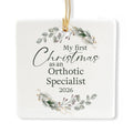 Ceramic 3-inch Square Ornament M5118