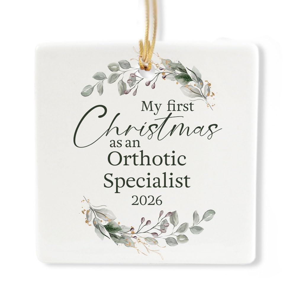Ceramic 3-inch Square Ornament M5118