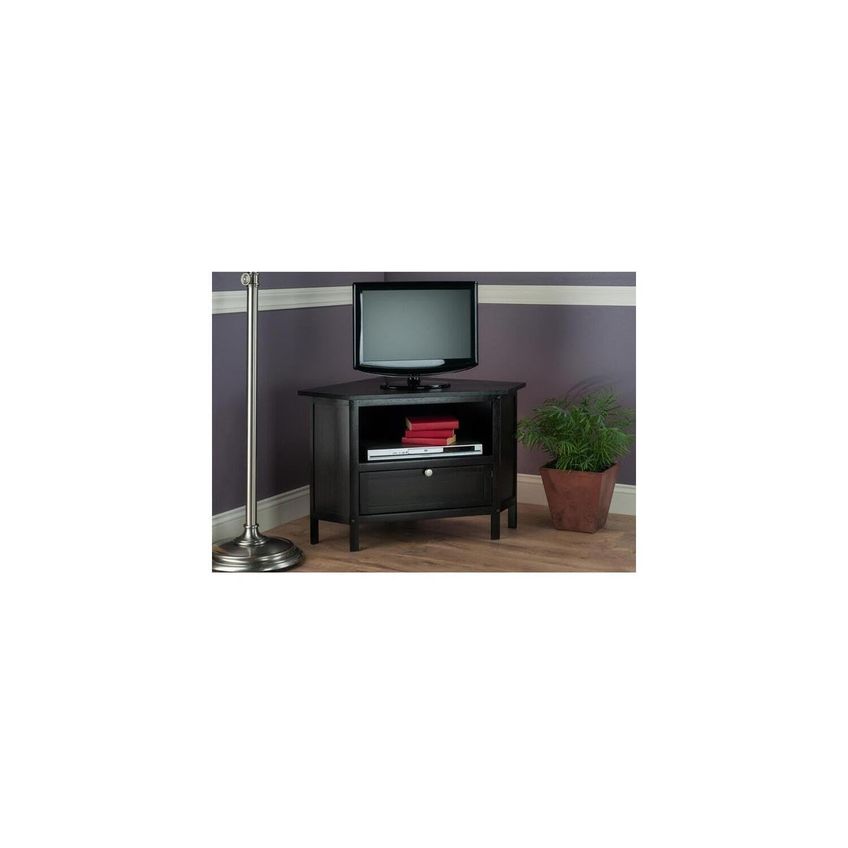 Corner TV Stand up to 27" Espresso M152