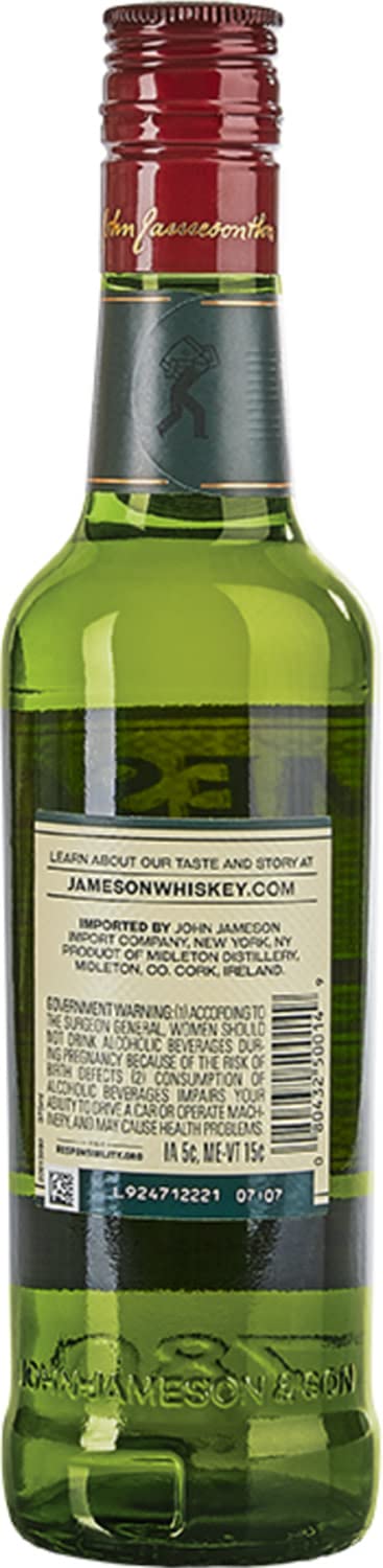 Irish Whiskey 80 Proof 375 ML R8580