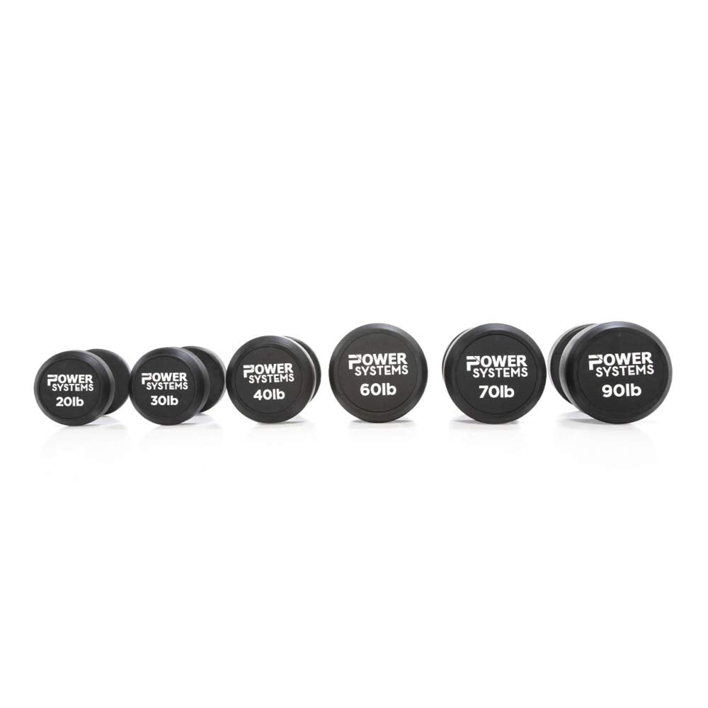 Round Rubber Dumbbell Pairs Y90141