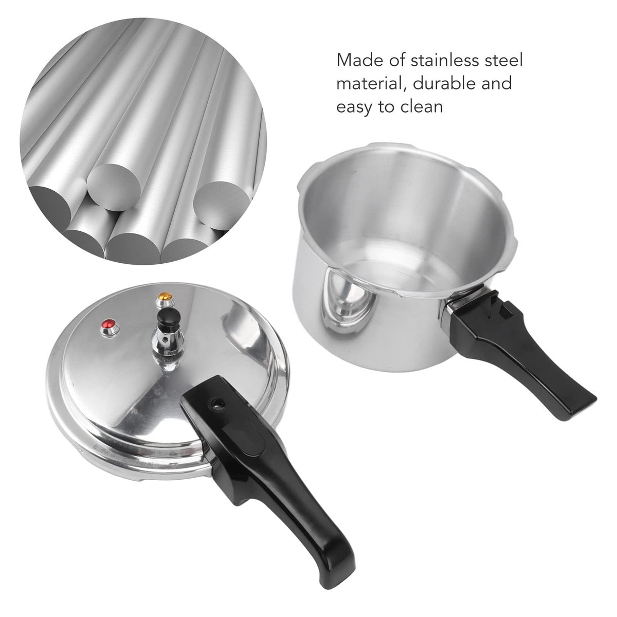 3 Liter Stainless Steel Pressure Cooker Q884134