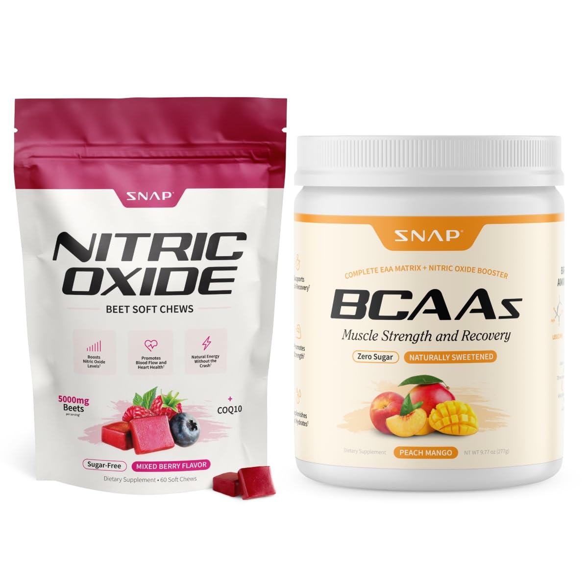 Beet Root Soft Chews + BCAA Powder Bundle N75058