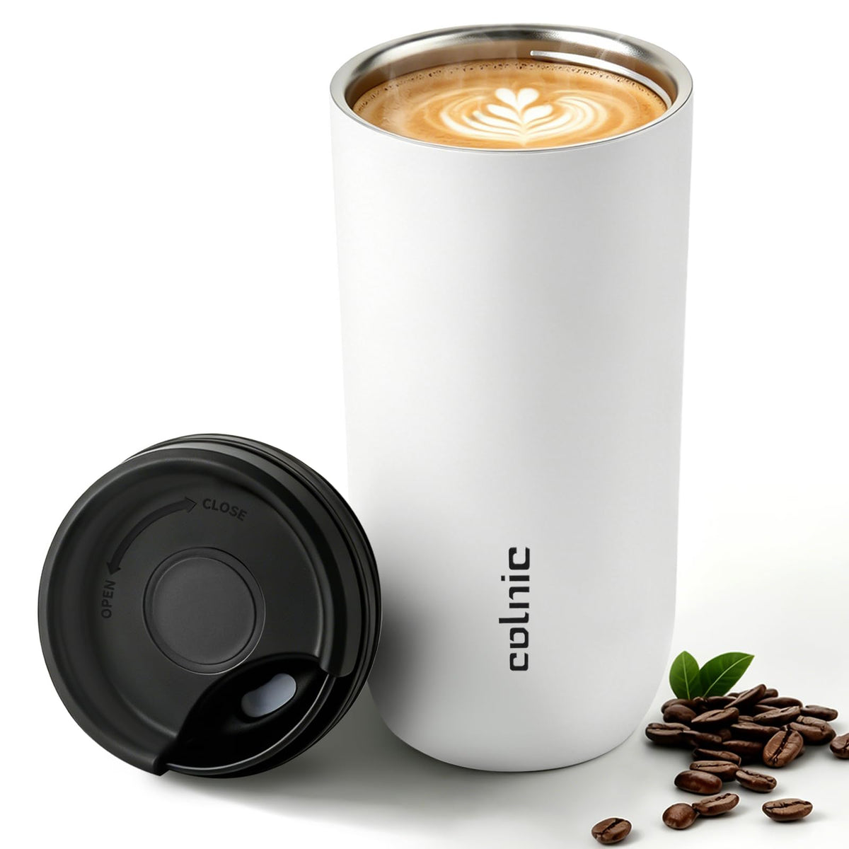 16 oz Insulated Stainless Steel Travel Coffee Mug R96268