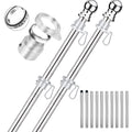 2 Pack 6 ft 1 inch Flag Poles S309512