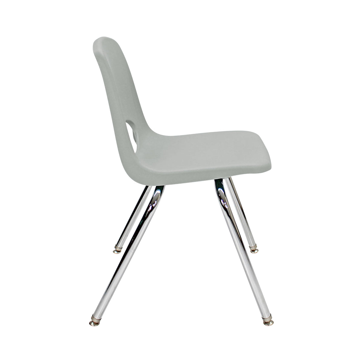 18" Light Gray School Stack Chair K7389
