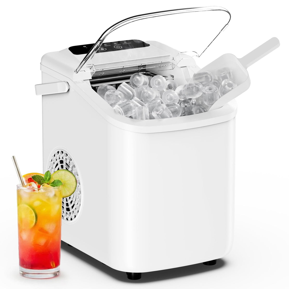 Countertop Ice Maker with Portable Handle H827035