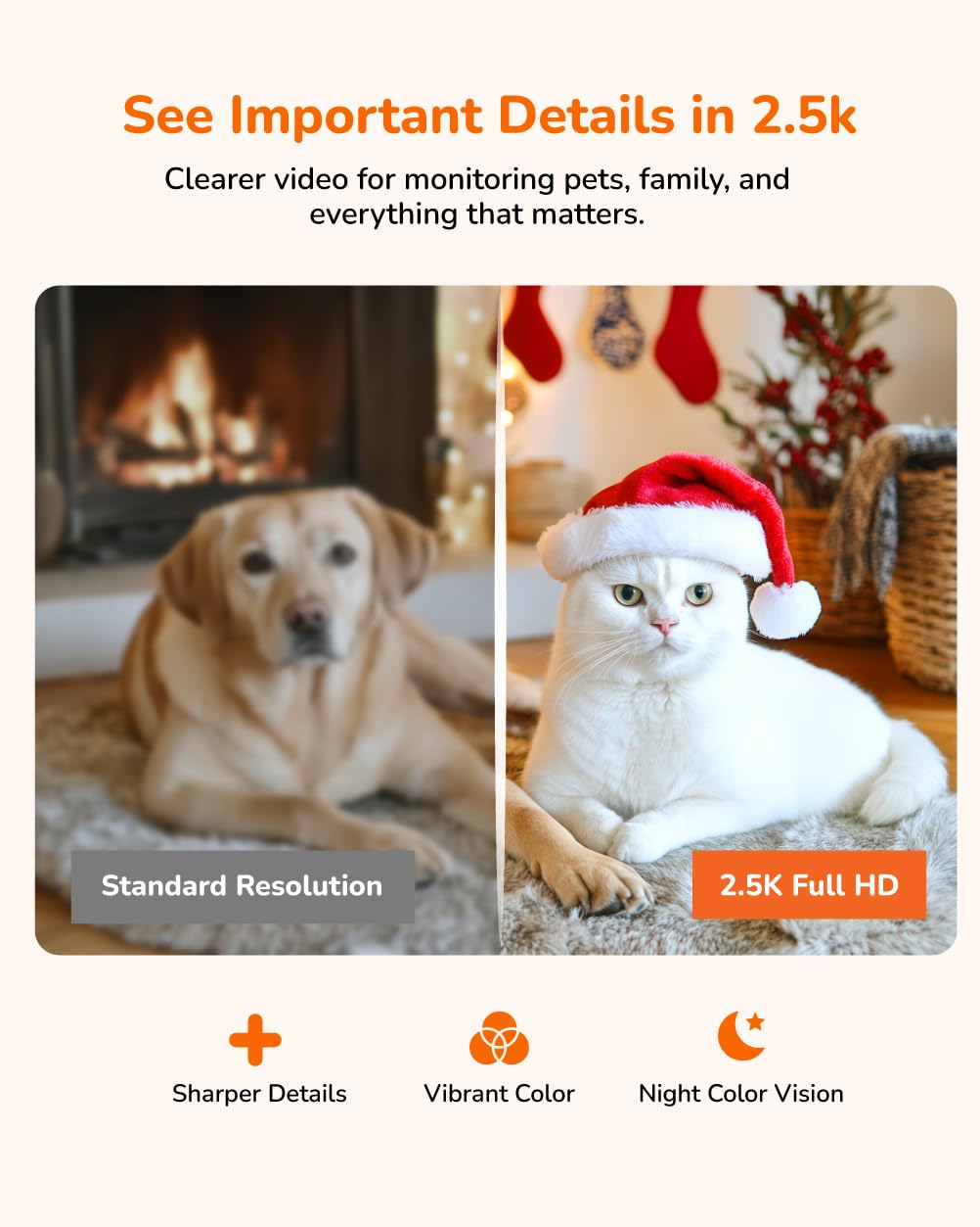 2.5K Indoor Pan-Tilt Security Camera Q306