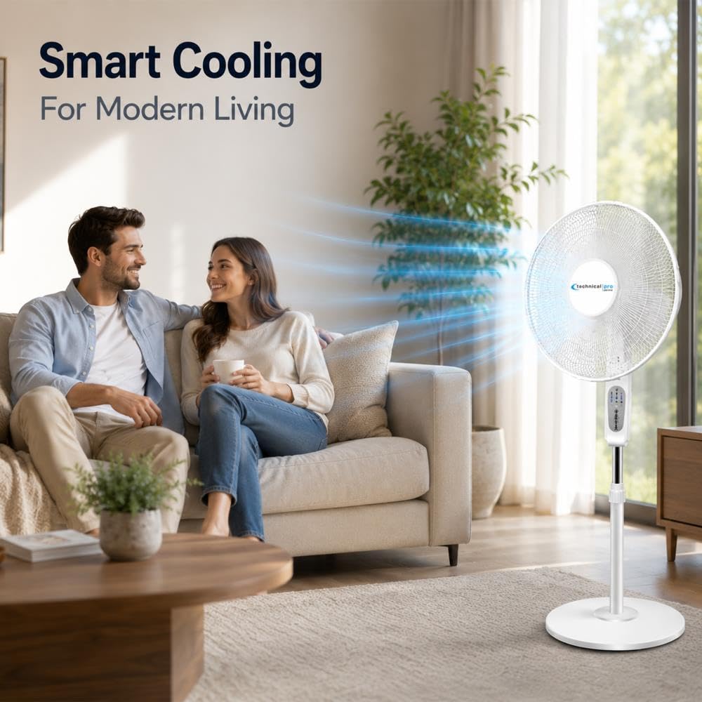 16" Standing Fan with WiFi Control B493