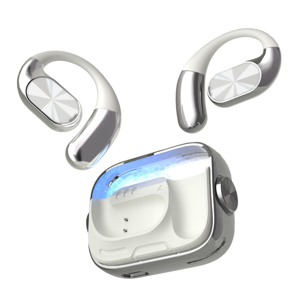 Open Ear Headphones with Earhook J1861