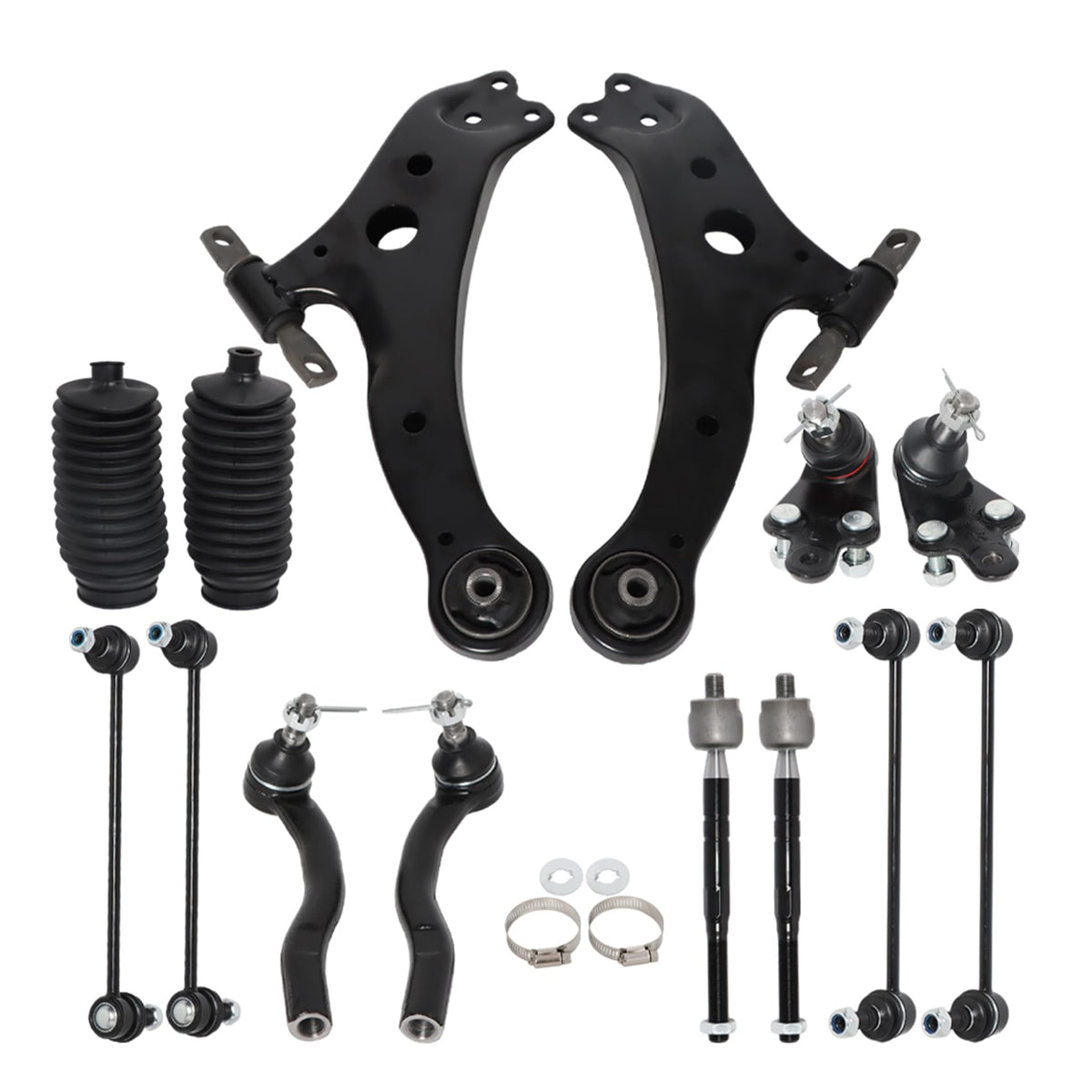 14PCS Front Lower Control Arm Suspension F29574
