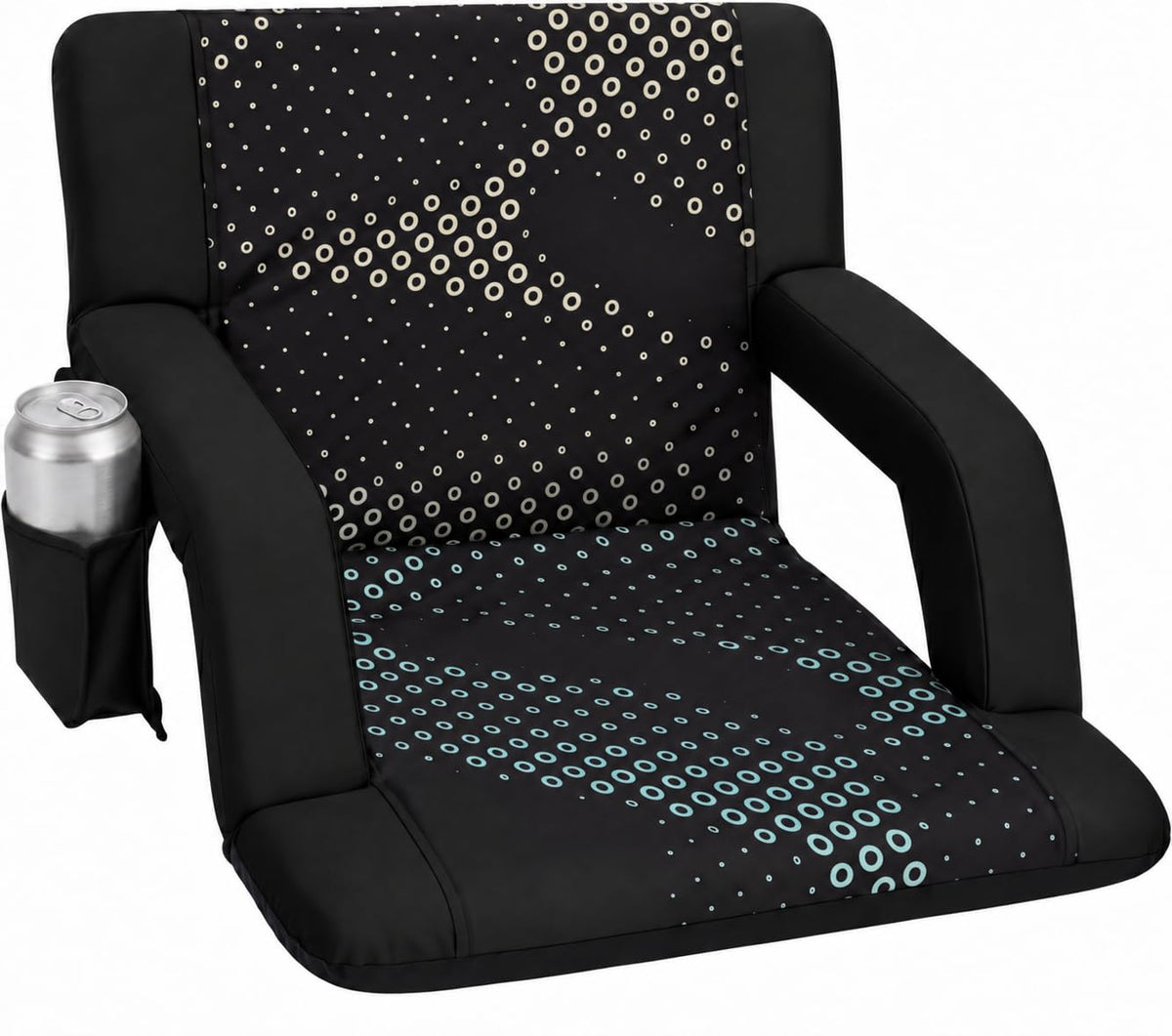 Blue Padded Stadium Seat with Back Support B48515