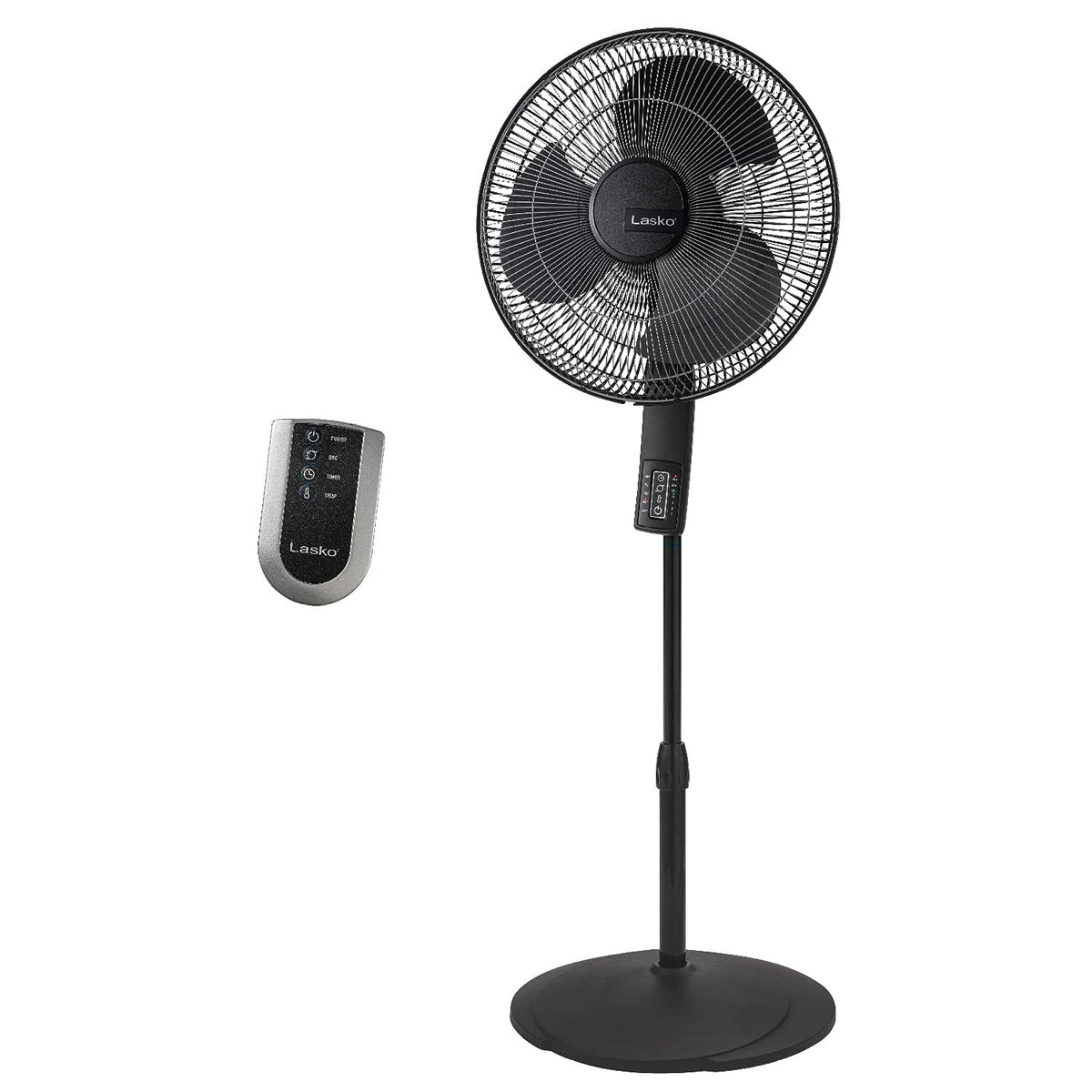 Oscillating Pedestal Fan 16" Black E610831