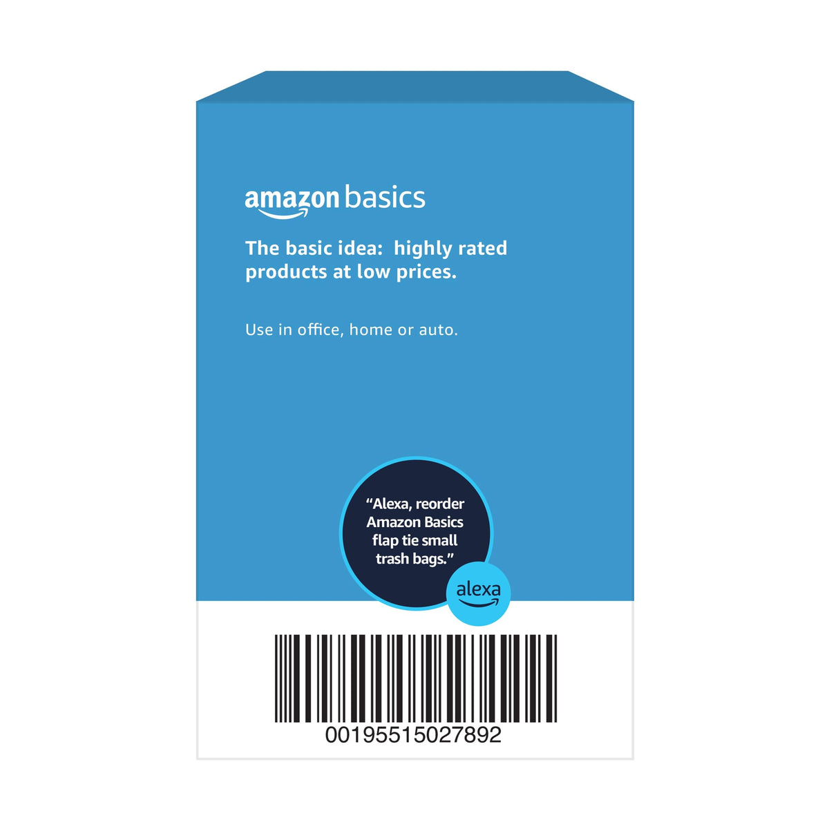 4 Gallon Trash Bags with Flap Ties, Fresh Scent, 80 Count A3028