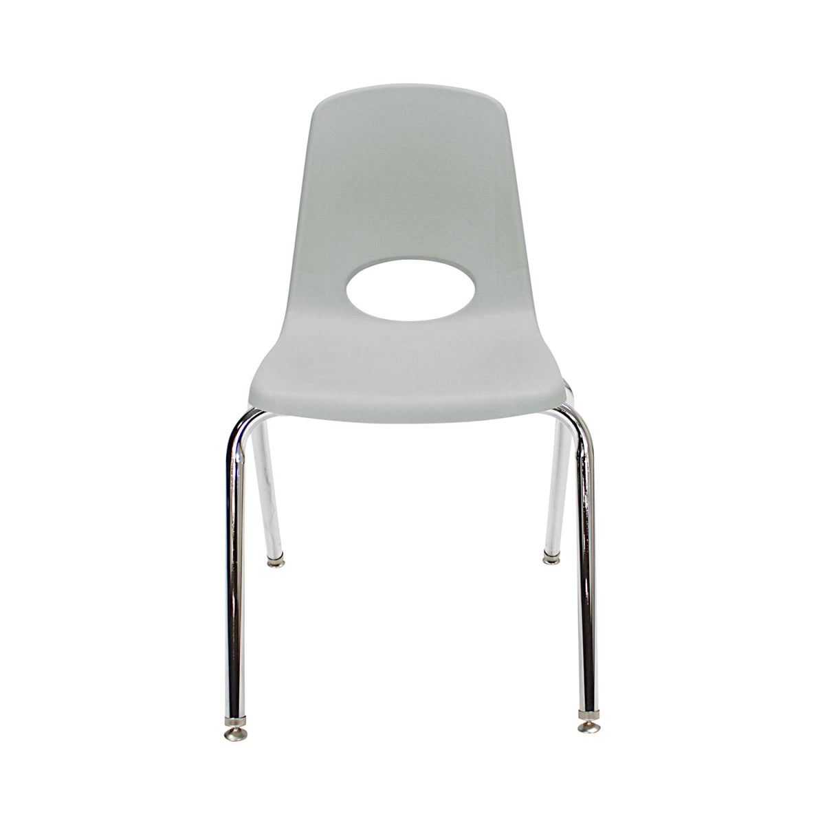 18" Light Gray School Stack Chair K7389