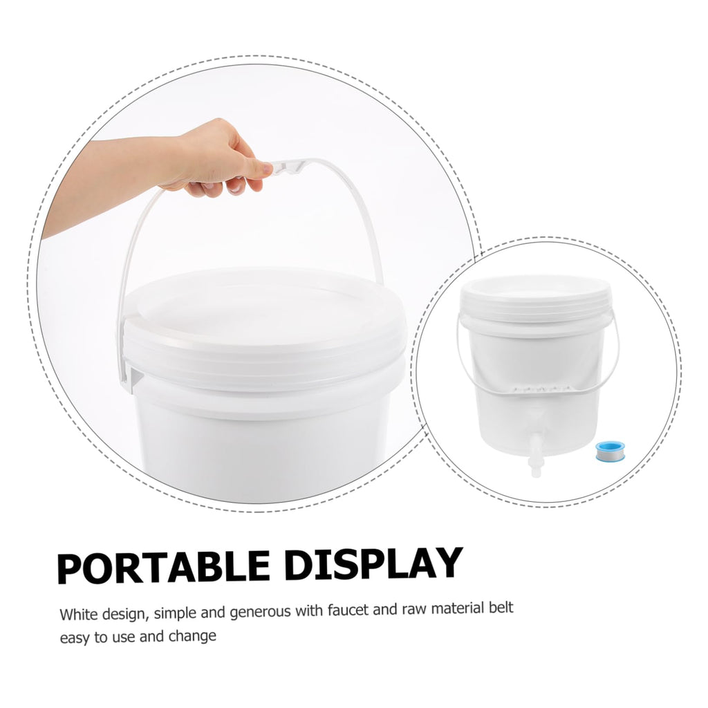Water Storage Jug with Faucet 10l Plastic Container J560023