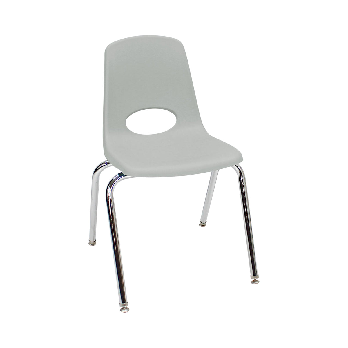 18" Light Gray School Stack Chair K7389