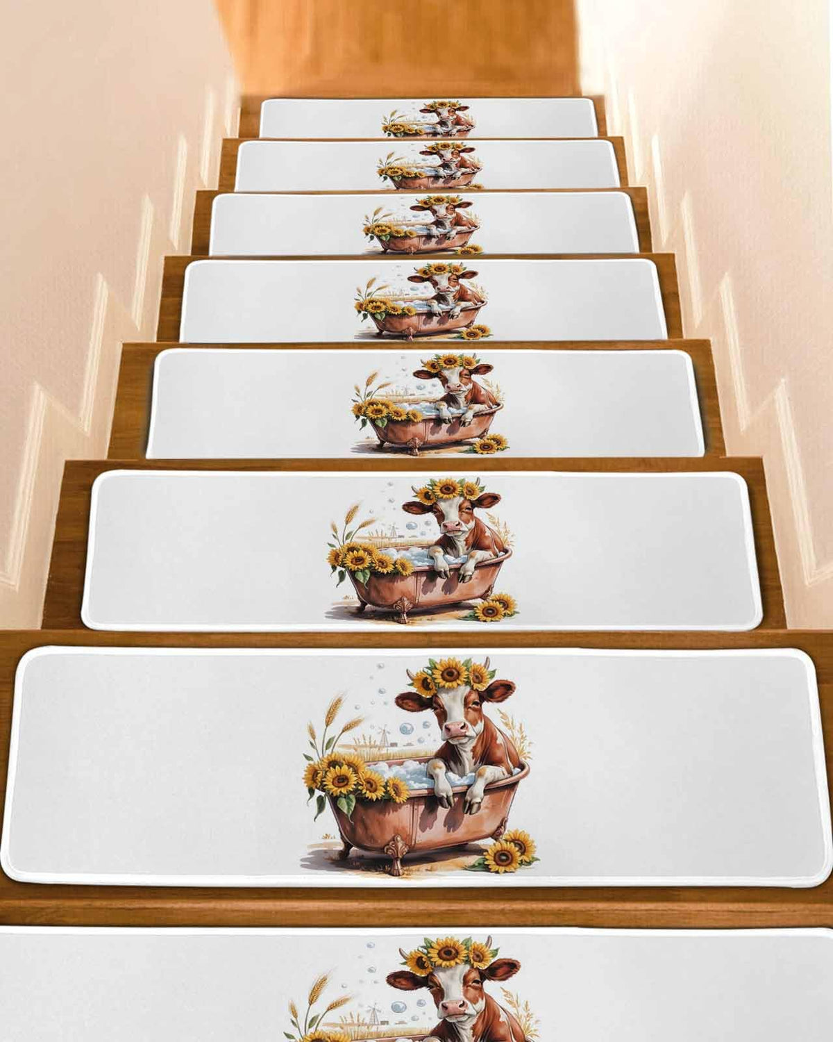 4 Pack Non Slip Carpet Stair Treads 8x30 inch L94350