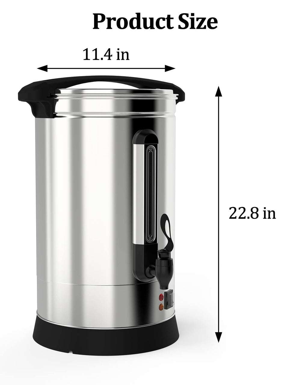 120 Cup Stainless Steel Electric Coffee Urn J195067