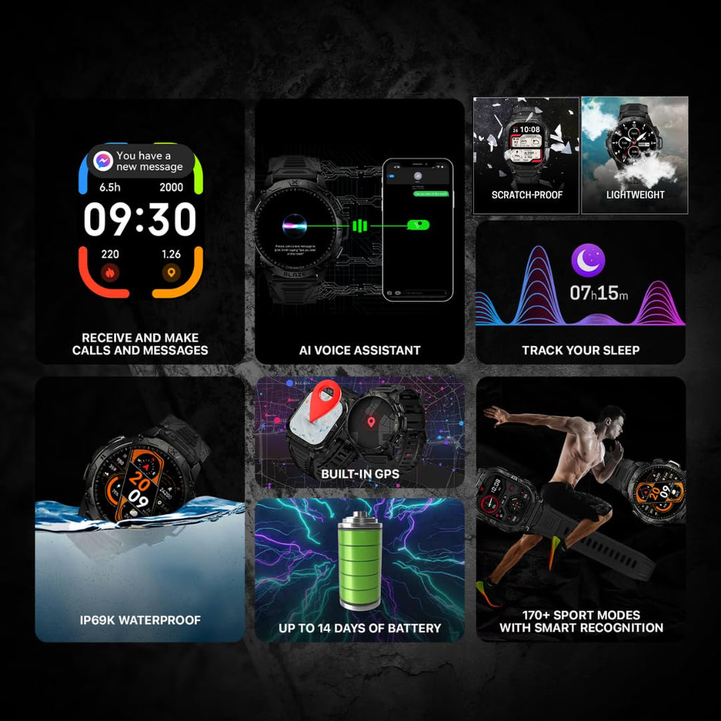 Rugged Smart Watch with GPS Z329283