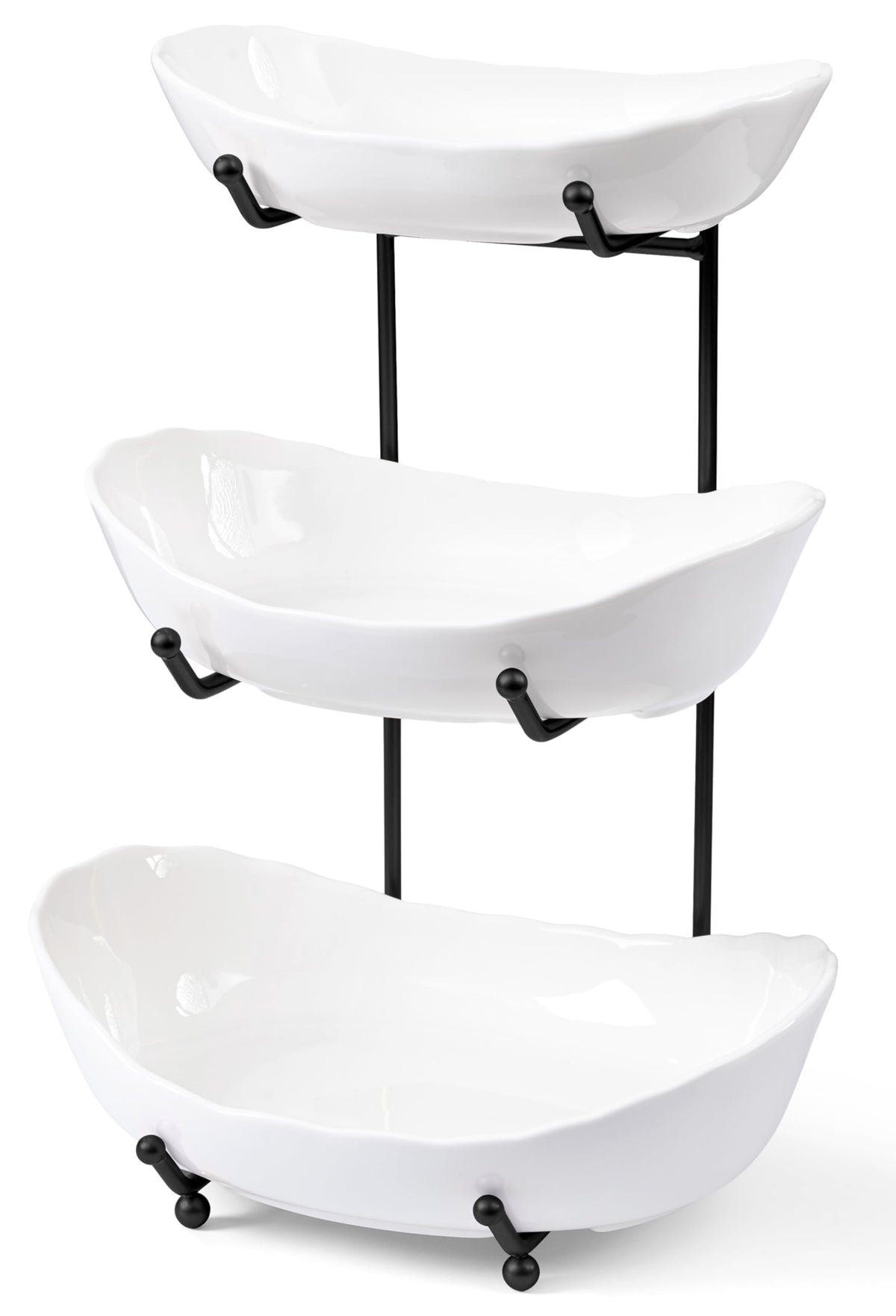3 Tier Ceramic Fruit Bowl F40591