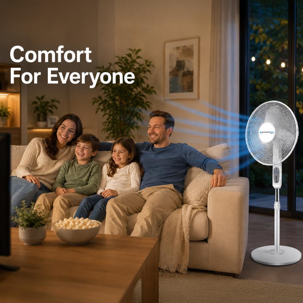 16" Standing Fan with WiFi Control B493