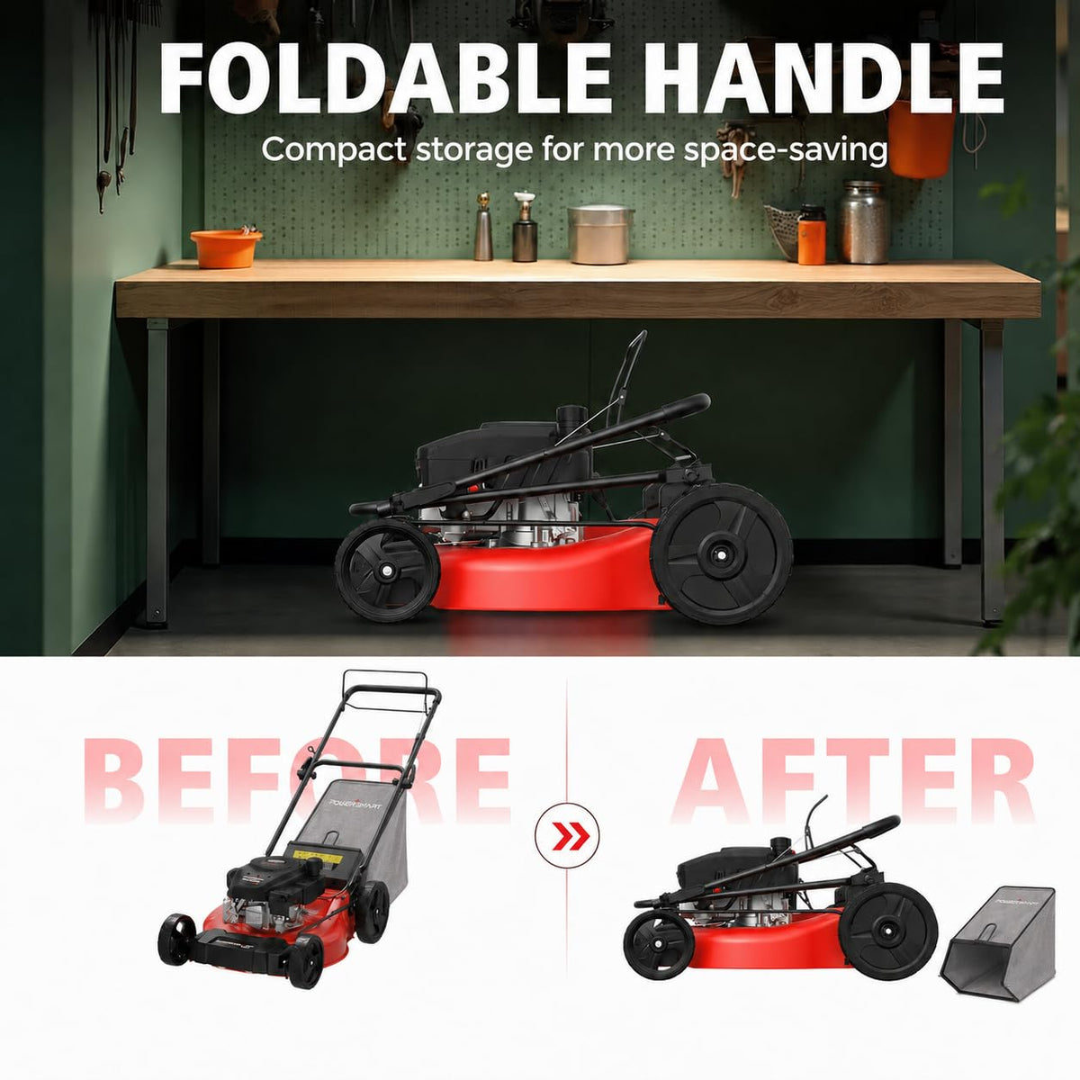 21" Gas Self-Propelled Lawn Mower H19269