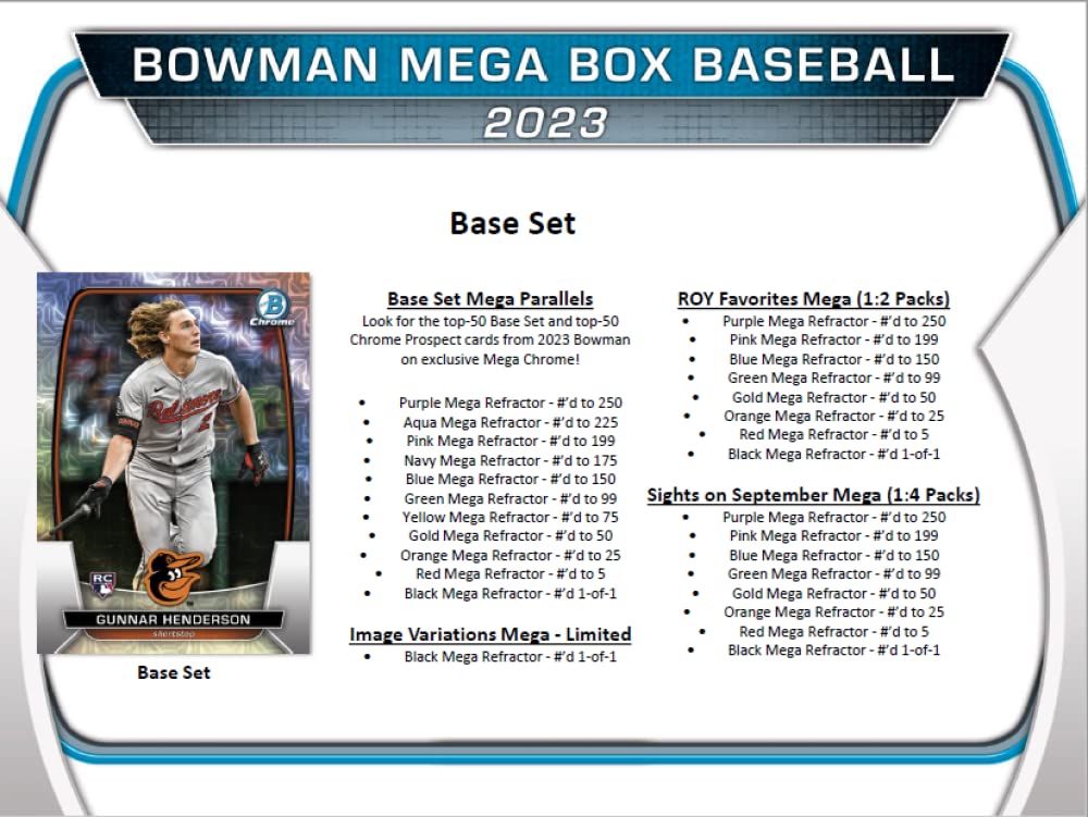 Bowman Baseball Mega Box Y28294