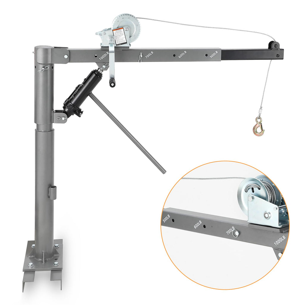 Hydraulic Pickup Truck Crane with 1000 lbs Capacity E2587