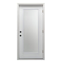 Primed Left Hand Outswing Prehung Door Full Lite Clear Glass 30"x80" Steel Y284160