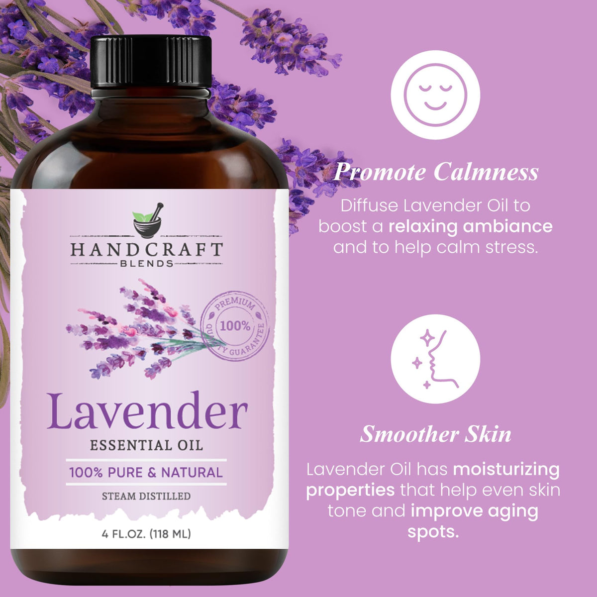 Lavender and Orange Essential Oils 2 x 4 Fl Oz X9314
