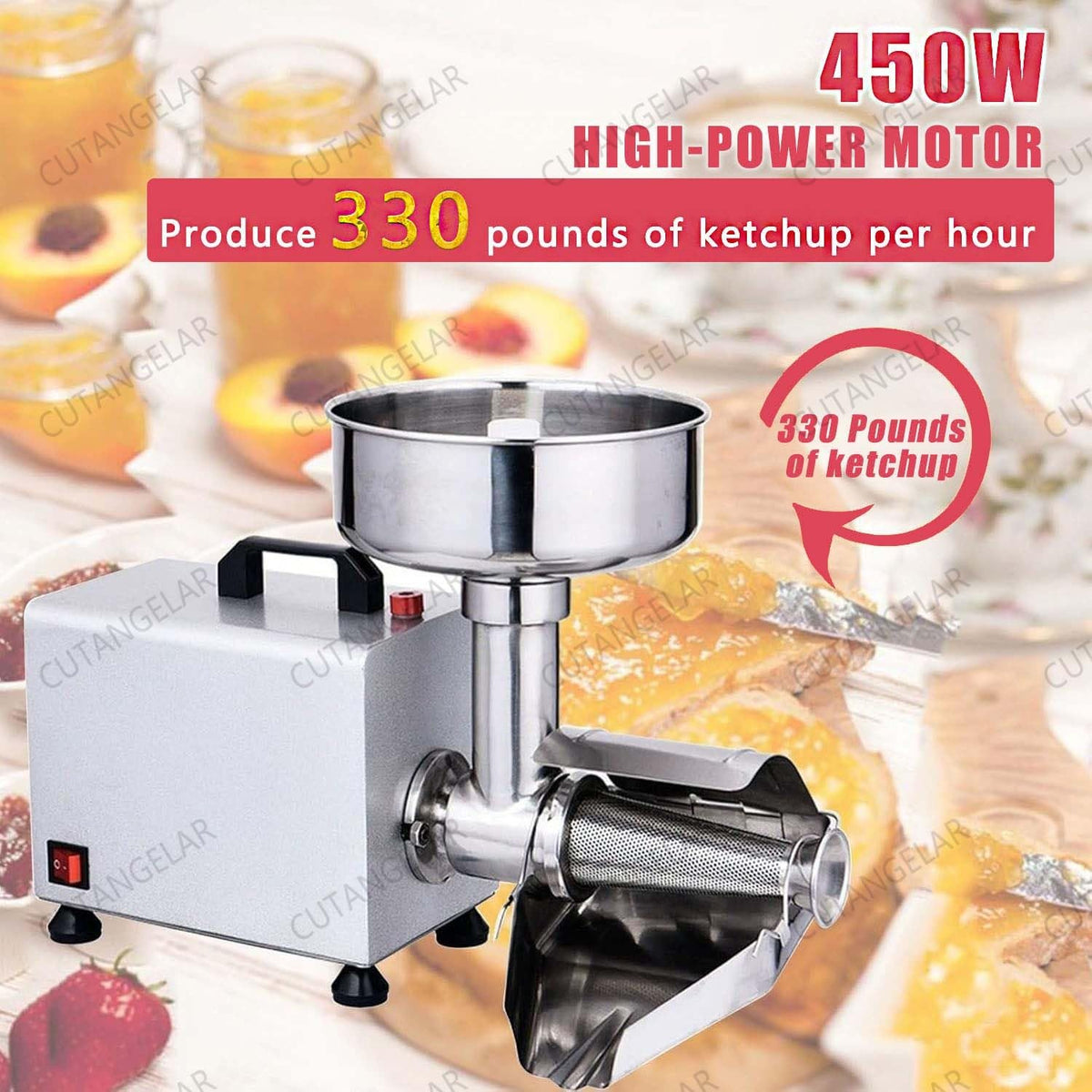 450W Stainless Steel Electric Jam Maker K56105