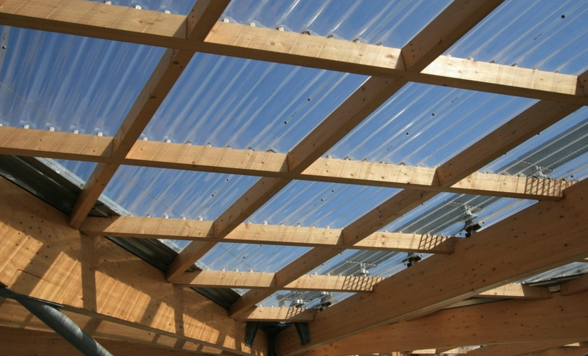 Clear Polycarbonate Roofing Panels 20-Pack 21 in. W x 72 in. L F460054