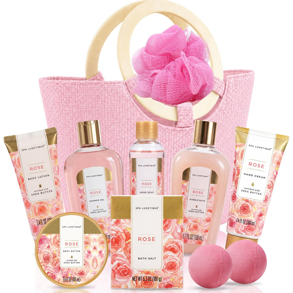 Rose 10pc Spa Gift Set Z650
