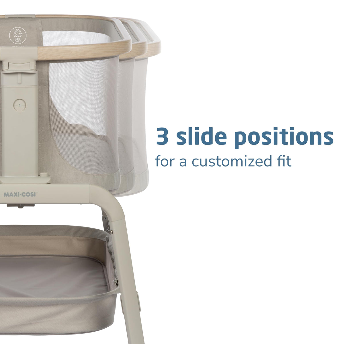 Baby Bassinet Bedside Sleeper with Storage Basket H708937
