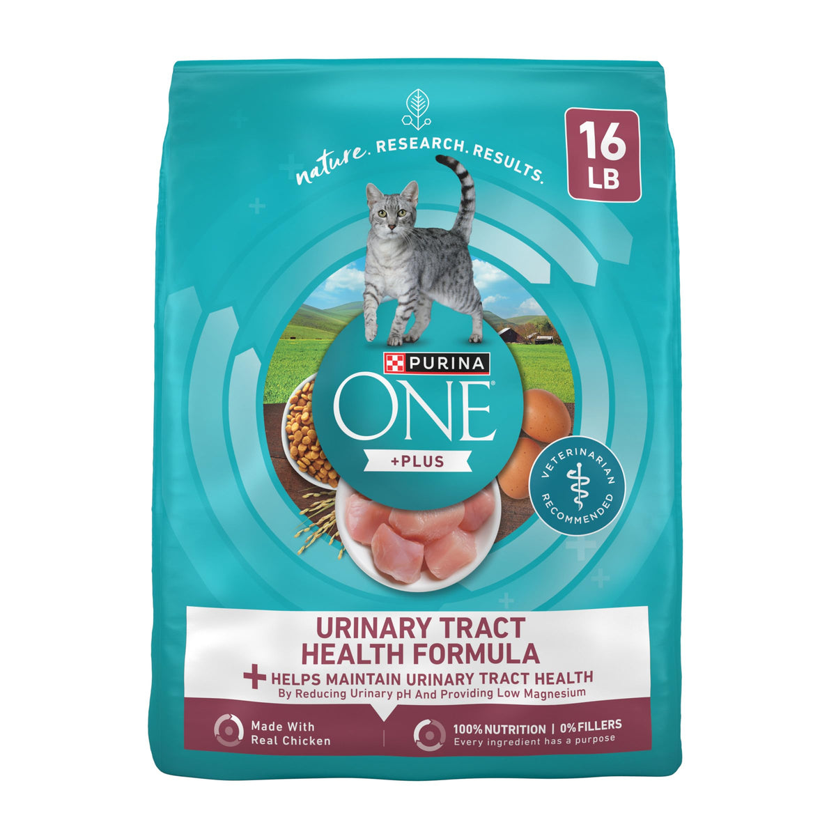 High Protein Urinary Tract Health Dry Cat Food 16 lb Bag B52000