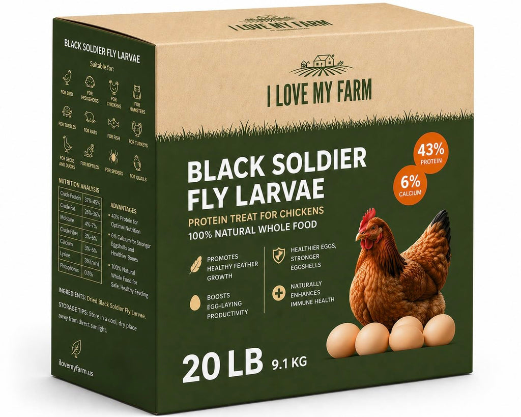 Dried Black Soldier Fly Larvae Chicken Treat H5606