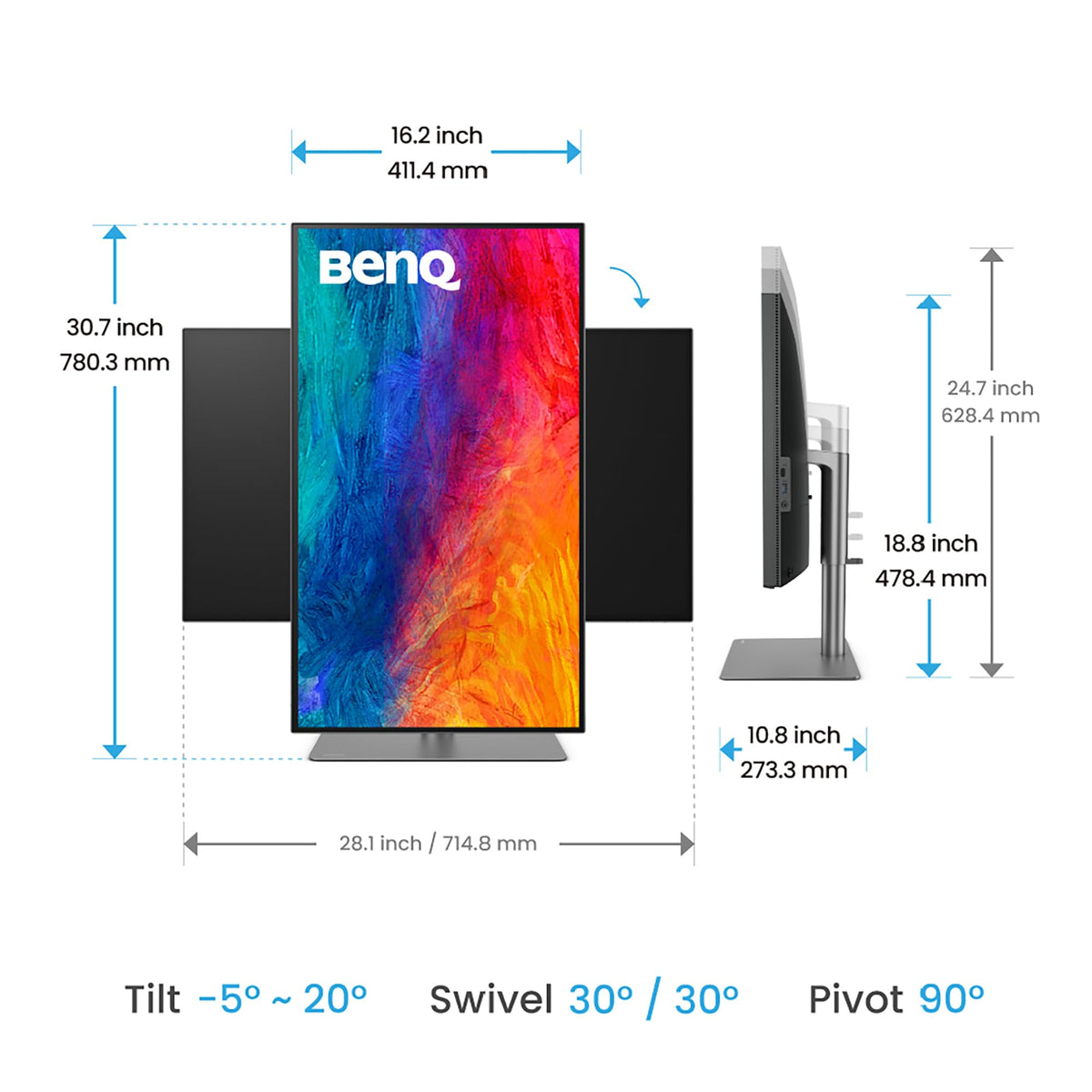 32 Inch 4K IPS Black UHD Thunderbolt Monitor K991292