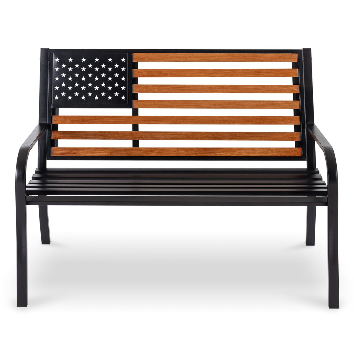 50" Outdoor Garden Bench with Weatherproof Seat U7785