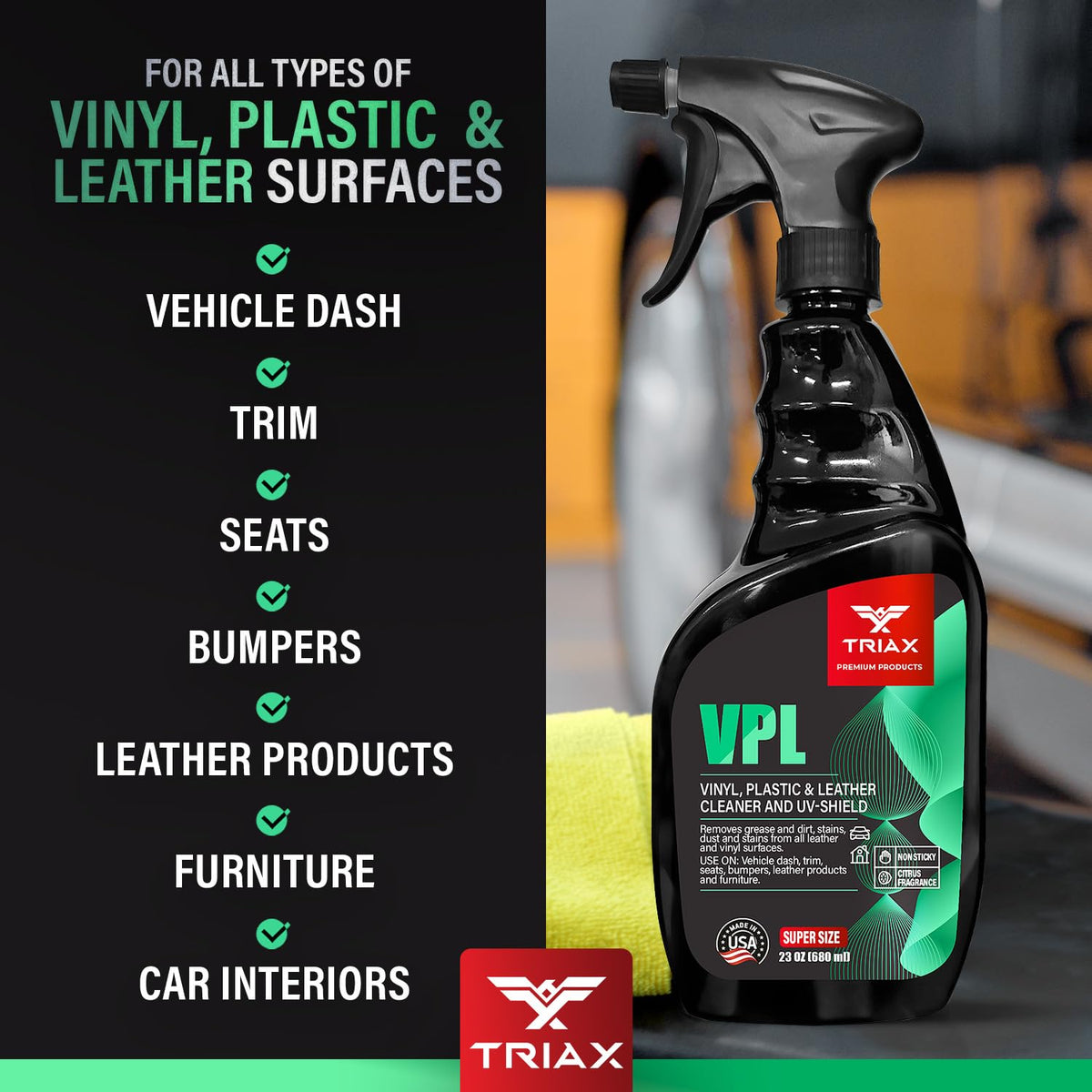 Vinyl Plastic Leather Cleaner 1 Gallon I5305