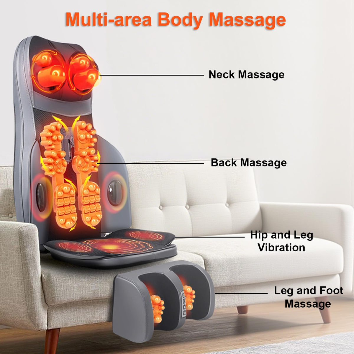 Shiatsu Back Massager with Heat B1434