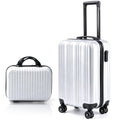 20 Inch Hardside Spinner Suitcase with Makeup Case and Coded Lock T938350