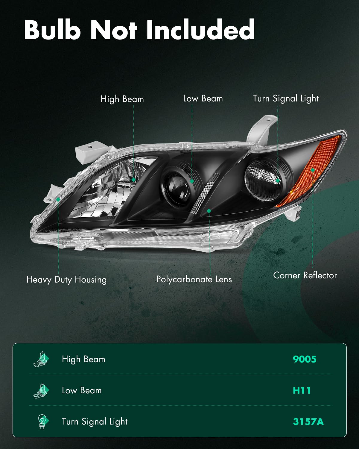 Headlight Assembly Set Q166