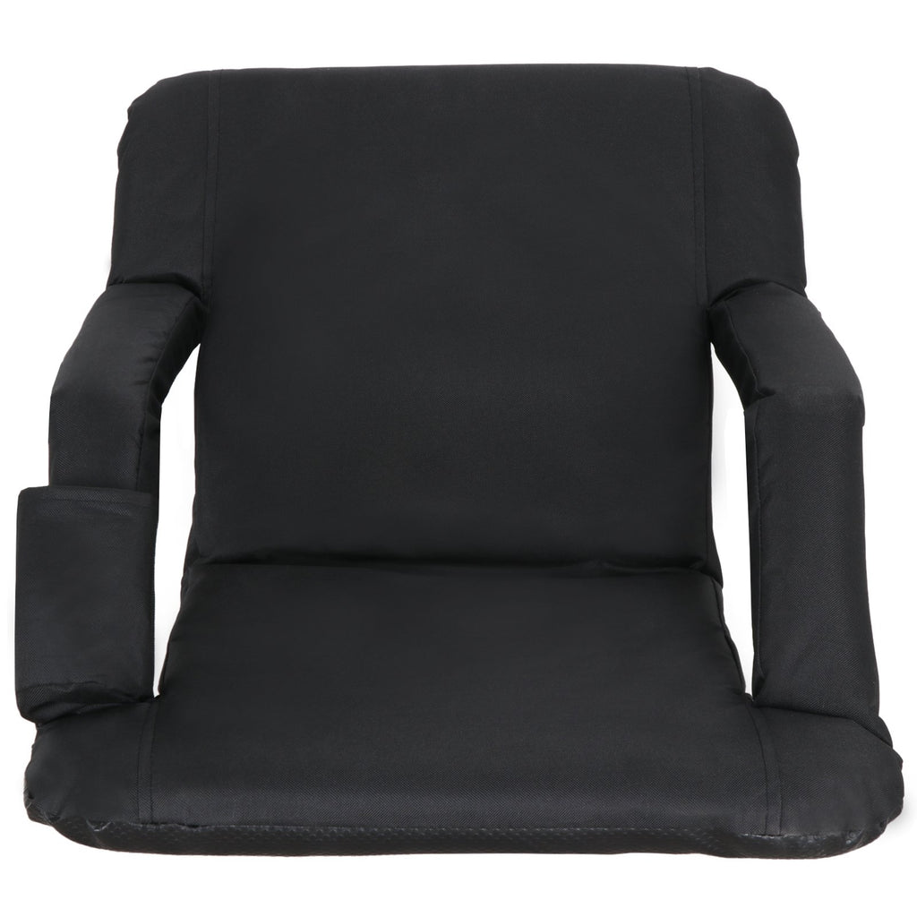 21" 25" Wide Padded Stadium Seat Chair with Back Support and Arms U64948