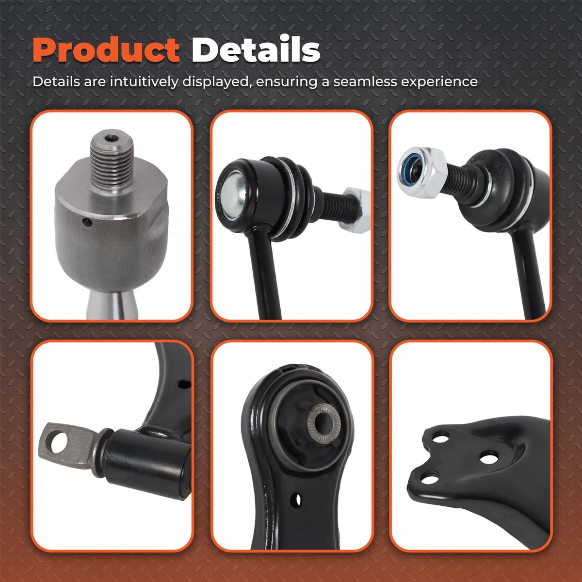 14PCS Front Lower Control Arm Suspension F29574